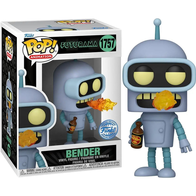 Funko POP Futurama – Bender #1757 Edición Especial