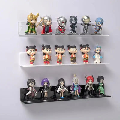 Estantería Acrílica Adhesiva de Pared – Display Figuras y Blind Boxes