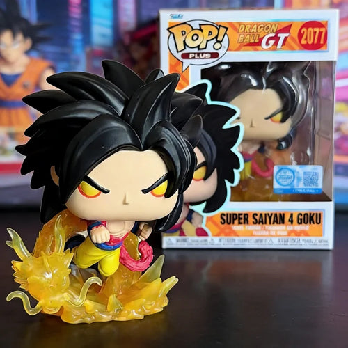 Funko POP Dragon Ball – Super Saiyan 4: Goku #2077 & Vegeta #2078