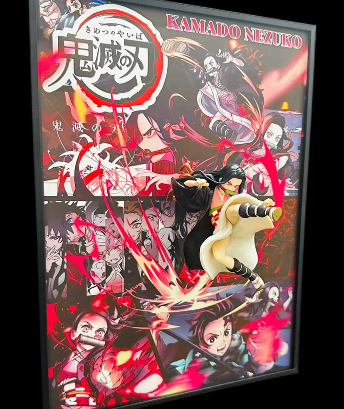 Lámpara LED Nezuko – Demon Slayer Luz Nocturna 3D Anime USB