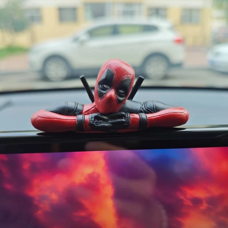 Figura Mini Deadpool – Ornamento Escritorio Kawaii Antiestrés