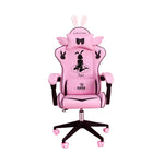 Silla Gaming Rosa Kawaii – Estilo Cartoon con Reposapiés Opcional 4
