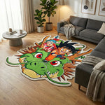 Alfombra Dragon Ball – Shenron Adventure con Goku & Bulma Diseño Kawaii 2