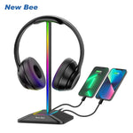 Soporte Auriculares RGB New Bee – Modelos Z1, Z4, Z8 (2 USB) y Z12 2