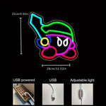 Neón LED Personaje Cartoon – Mascota Gamer para Habitación y Salón 3