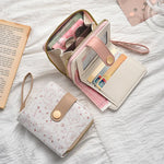 Monedero Kawaii Chica Gato Japonés – Cartera Corta con Tarjetero 5