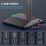 Soporte Auriculares RGB New Bee – Modelos Z1, Z4, Z8 (2 USB) y Z12 5