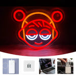 Neón LED Icono Anime Hecho a Mano – Luz USB para Habitación, Bar y Club 4