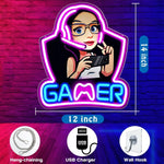 Neón LED Mono Gamer – Letrero USB Regulable para Habitación y Bar 5