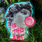 «Is This Art?» – Neón LED Acrílico Decorativo para Habitación y Bar 5