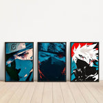 Póster Vintage Naruto – Hatake Kakashi Decoración Pared Kawaii 3
