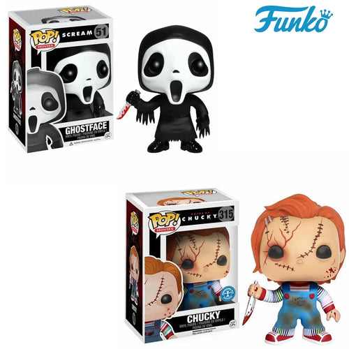 Funko POP Terror Clásico – Ghostface (Scream) #51 & Chucky #315