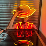 Neón LED One Piece – Luffy Switch USB Decoración Habitación Gamer 1
