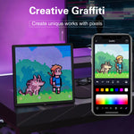 Panel LED Pixel Matrix 64x64 RGB – Display Bluetooth DIY Anime Room Decor 2