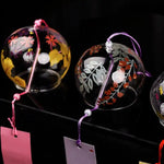 Campanilla de Viento Japonesa – Furin de Cristal con Diseño Sakura 3