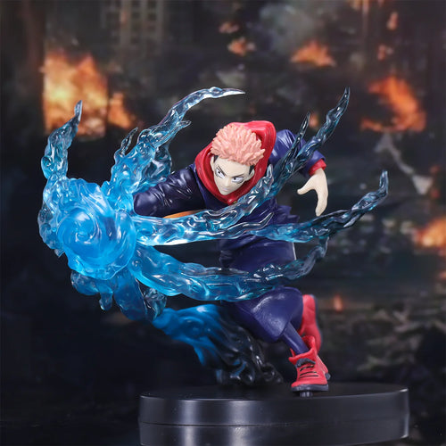 Figura Itadori Yuji Jujutsu Kaisen action figure coleccionable, vista frontal