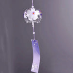 Campanilla de Viento Japonesa – Furin de Cristal con Diseño Sakura 5
