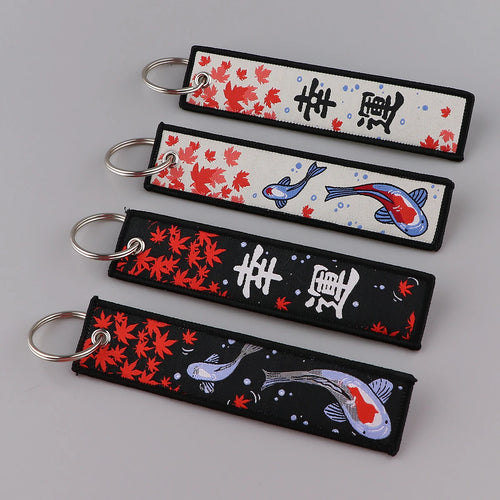Llavero Jet Tag Japonés – Amuleto de Buena Suerte para Llaves y Bolsos