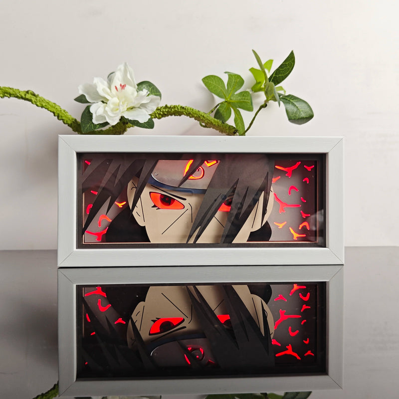 Caja de Luz LED Anime – Shadow Box 3D Paper Carving Lámpara Mesa USB
