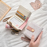 Monedero Kawaii Chica Gato Japonés – Cartera Corta con Tarjetero 4