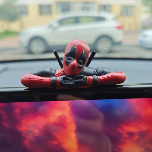 Figura Mini Deadpool – Ornamento Escritorio Kawaii Antiestrés
