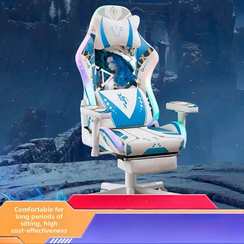 Silla Gaming Ergonómica Ranni – Oficina y PC Cómoda para Largas Sesiones