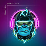 Neón LED Mono Gamer – Letrero USB Regulable para Habitación y Bar 2