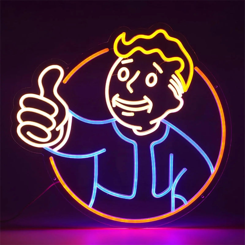 Neón LED Anime – Luz Decorativa USB para Dormitorio y Habitación Gamer